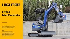 Hightop HT25J Mini Excavator Operation Video