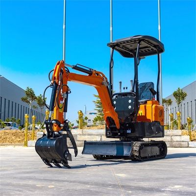 CE EURO5 Engine Hightop Mini Excavator HT10G Compact Mini Digger 360 تدوير
